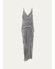 Rick Owens Strutter Drape Velvet Maxi Dress - 1