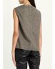 Rick Owens Subhuman Draped Melange Wool Sleeveless Top - 3
