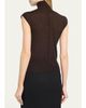 Rick Owens Turtleneck Fine Wool Knit Tank Top - 3