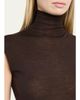 Rick Owens Turtleneck Fine Wool Knit Tank Top - 5