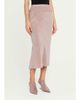 Rick Owens Velvet Bias Midi Skirt - 4
