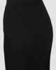 Rick Owens Women's Asymmetric High-Waisted Midi-Skirt - 6