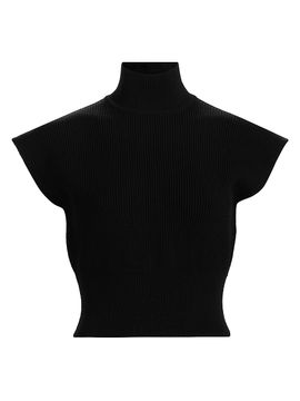Rick Owens Women's Concordians Wool Turtleneck Top