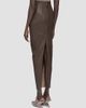 Rick Owens Women's Dirt Pillar Stretch Leather-Blend Pencil Maxi Skirt - 2