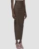Rick Owens Women's Dirt Pillar Stretch Leather-Blend Pencil Maxi Skirt - 3