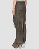 Rick Owens Women's Distressed Demin Maxi Skirt - 2