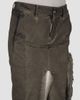 Rick Owens Women's Distressed Demin Maxi Skirt - 4