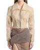 Rick Owens Women's Dracucollar Mesh Cropped Bomber Jacket - 3