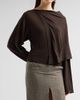 Rick Owens Women's Draped Wool Scarf Top - 4