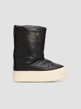 Rick Owens Women's Mega Bumper Lunar Leather Boots