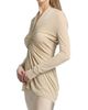 Rick Owens Women's Radiance Ruched Long-Sleeve Top - 4