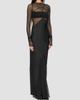 Rick Owens Women's Semi-Sheer Seamed Combo Gown - 2