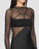 Rick Owens Women's Semi-Sheer Seamed Combo Gown - 3
