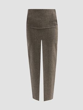Rick Owens Women's Sliced Wool Maxi Skirt