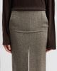 Rick Owens Women's Sliced Wool Maxi Skirt - 5