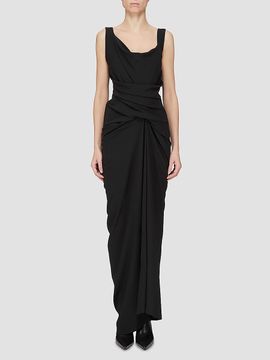 Rick Owens Women's Strutter Draped Maxi Dress