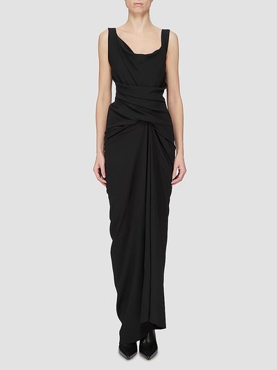 Rick Owens Women's Strutter Draped Maxi Dress