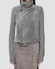 Rick Owens Women's Velvet Classic Biker Jacket - 1