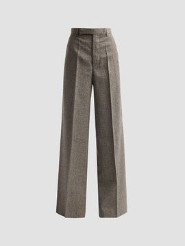 Rick Owens Women's Wide-Leg Tailored Wool Pants