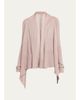 Rick Owens Wool Knit Long Medium Wrap Cardigan - 1