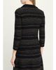 Rickie Freeman for Teri Jon Crochet Floral Applique Striped Knit Jacket - 3