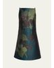Rickie Freeman for Teri Jon Floral-Print Mikado Mini Shift Dress - 1