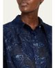 Rickie Freeman for Teri Jon Metallic Jacquard Shirtwaist Midi Dress - 5