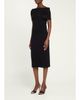 Rickie Freeman for Teri Jon Off-Shoulder Rhinestone Bodycon Midi Dress - 4