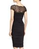 Rickie Freeman for Teri Jon Off-Shoulder Stretch Taffeta Column Gown - 5