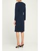 Rickie Freeman for Teri Jon Sequin Floral Applique Crepe Dress - 3