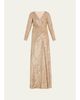 Rickie Freeman for Teri Jon Surplice Sequin A-Line Gown - 1