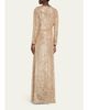 Rickie Freeman for Teri Jon Surplice Sequin A-Line Gown - 3