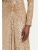 Rickie Freeman for Teri Jon Surplice Sequin A-Line Gown - 5