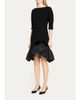 Rickie Freeman for Teri Jon Taffeta Bubble-Hem Crepe Mini Dress - 4