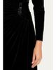 Rickie Freeman for Teri Jon Velvet Beaded Accent A-Line Gown - 5