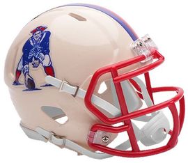 RIDDELL New England Patriots Riddell Retro Collection NFL Mini Helmet