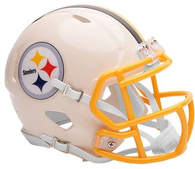 RIDDELL Pittsburgh Steelers Riddell Retro Collection NFL Mini Helmet