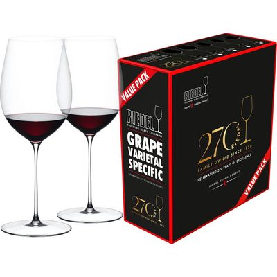 Riedel Riedel Superleggero Bordeaux Grand Cru 2 Piece Wine Glass Set