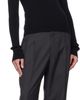 Rier Rier Black Fine Rib Silk Polo - 4