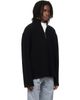 Rier Rier Black Fleece Athletic Sweater - 2