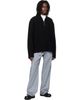 Rier Rier Black Fleece Athletic Sweater - 4