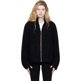 Rier Rier Black Fleece Full Zip Jacket