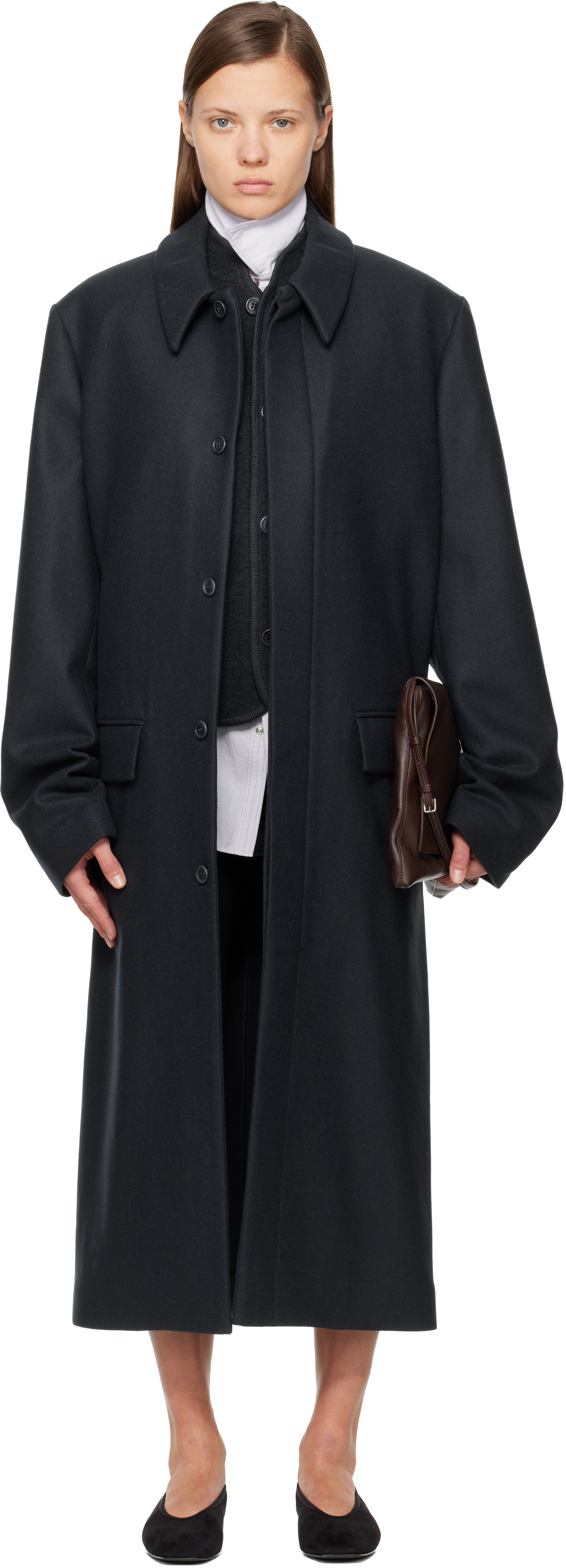 Rier - Black Loden Coat