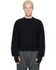 Rier Rier Black Roundneck Utility Sweater - 1