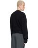 Rier Rier Black Roundneck Utility Sweater - 3