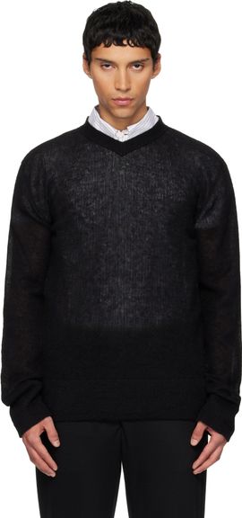 Rier Rier Black V-Neck Sweater