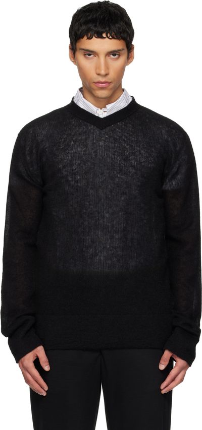 Rier Rier Black V-Neck Sweater