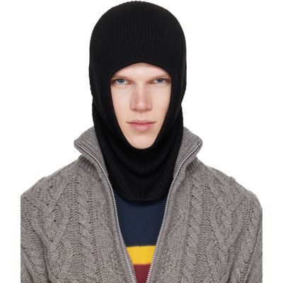 Rier Rier Black Wool Balaclava