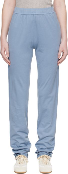 Rier Rier Blue Jersey Cotton Trousers