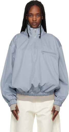 Rier Rier Gray Cotton Suit Avio Suit Windbreaker